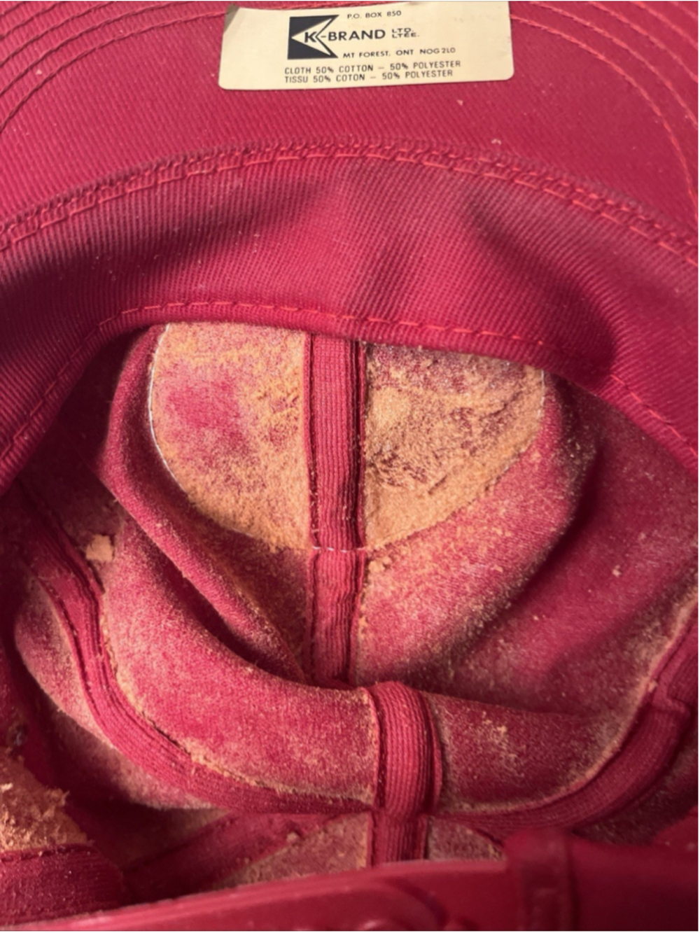 Vintage Northwest Territorial Airways Snapback Hat Red NWT Air Patch Cap - Picture 5 of 5